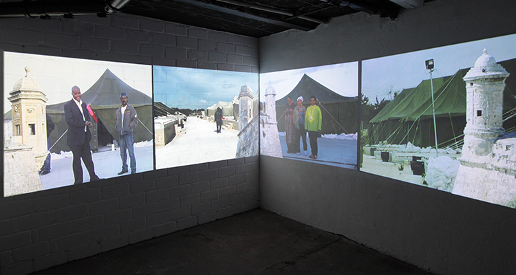 Malta As Metaphor - 4 screens installation in Bochum